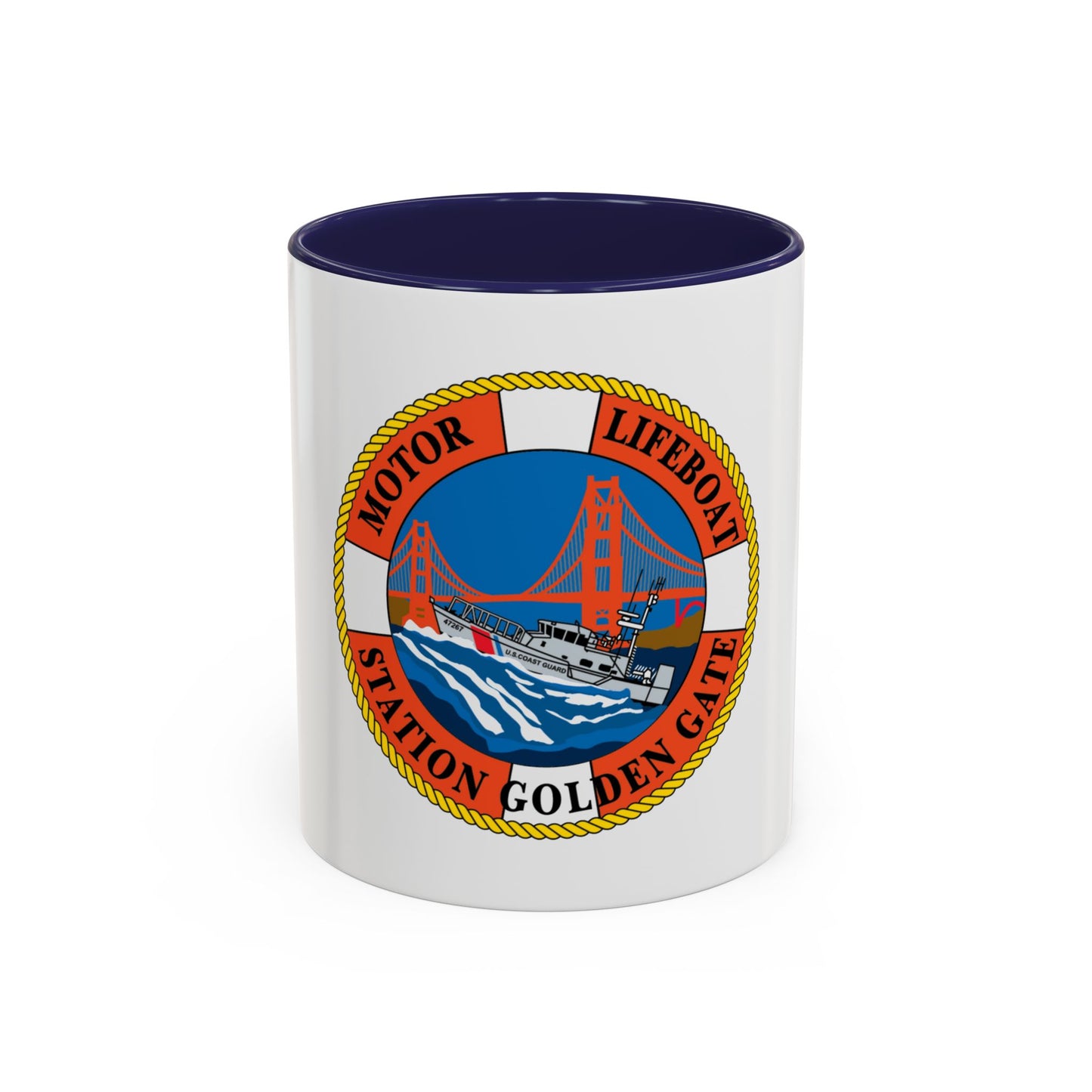 USCG Motor Lifeboat Station Golden Gate (U.S. Coast Guard) Accent Coffee Mug