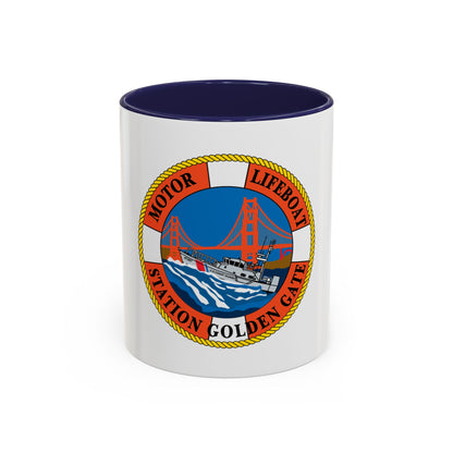 USCG Motor Lifeboat Station Golden Gate (U.S. Coast Guard) Accent Coffee Mug
