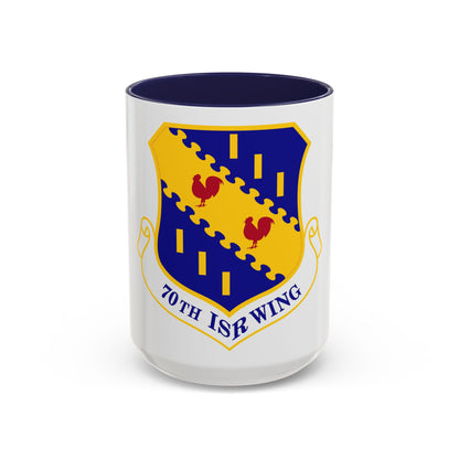 70th Intelligence Surveillance and Reconnaissance Wing (U.S. Air Force) Accent Coffee Mug