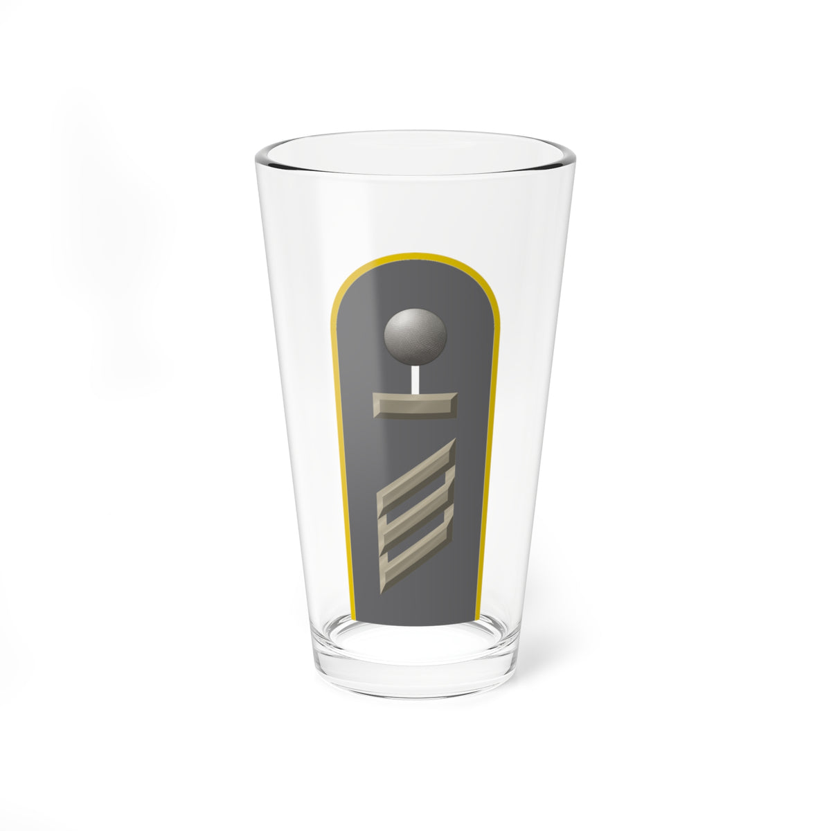 HD H 14 Hauptgefreiter UA Fm L (Germany) (Military Rank) Pint Glass 16oz