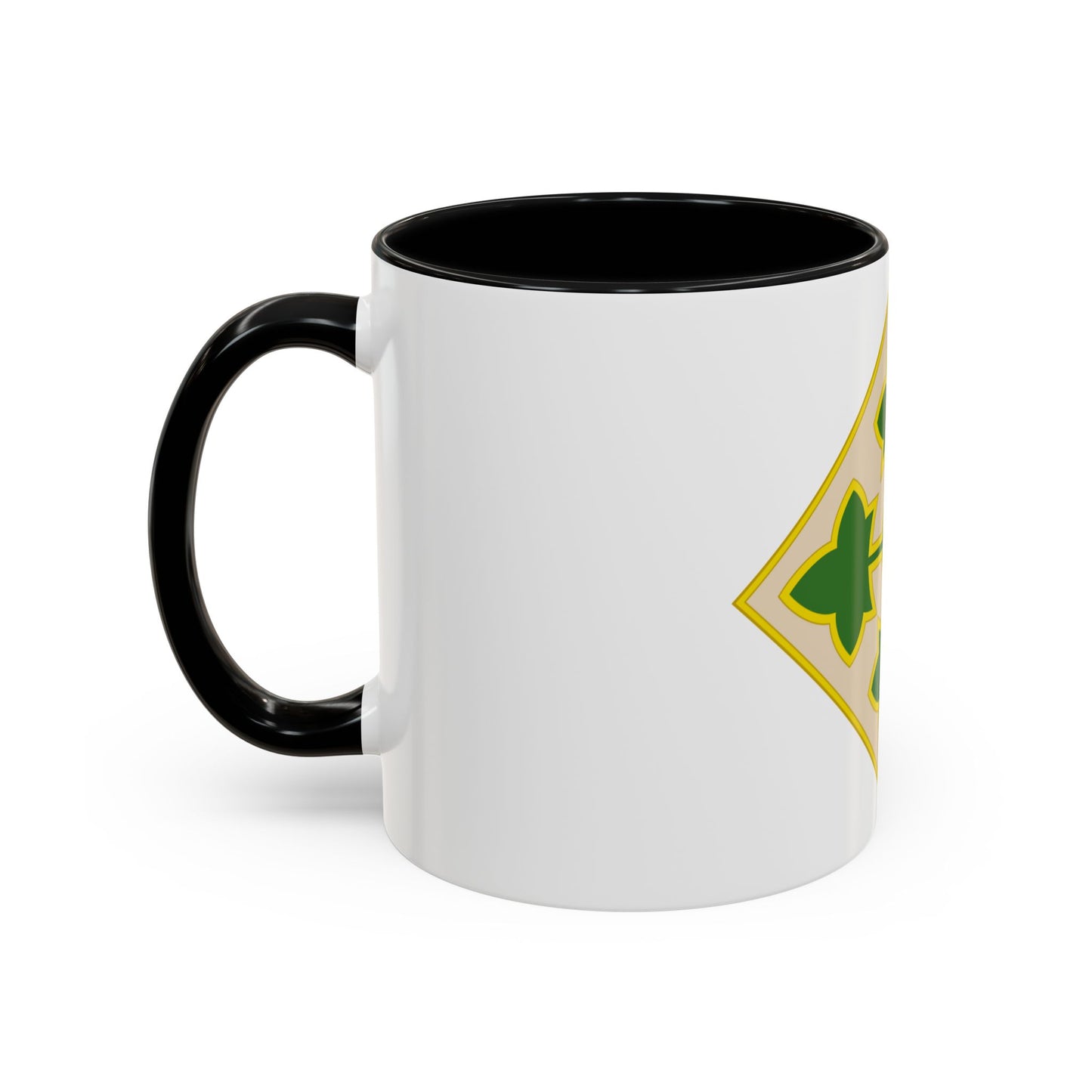 4th Infantry Division CSIB2 (U.S. Army) Accent Coffee Mug