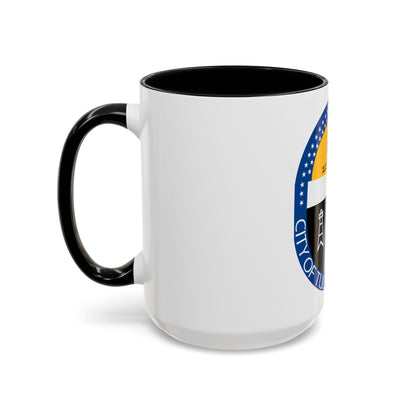Seal of Tulsa Oklahoma - Accent Coffee Mug