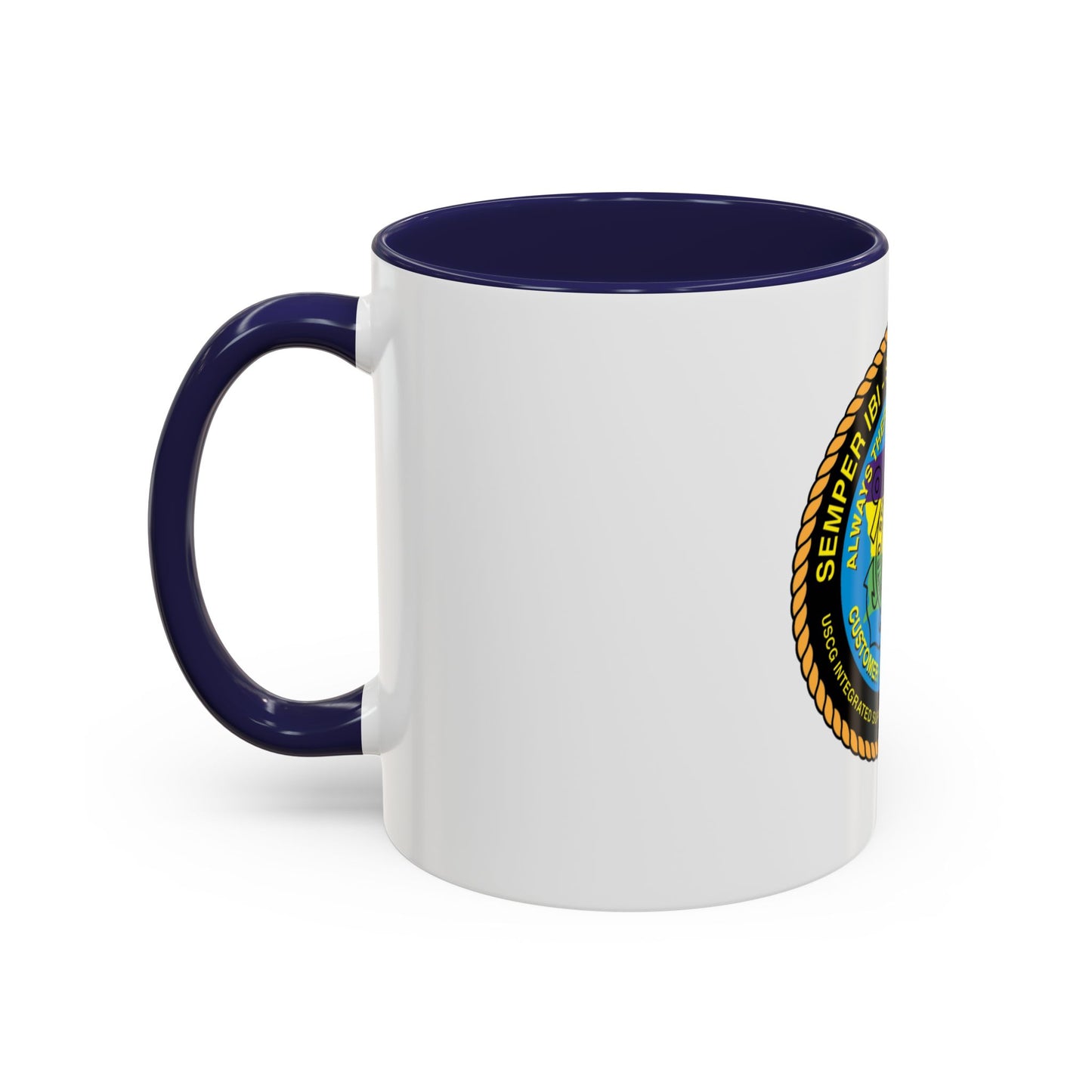 USCG ISC New Orleans (U.S. Coast Guard) Accent Coffee Mug