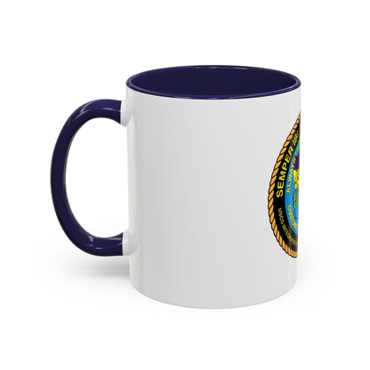 USCG ISC New Orleans (U.S. Coast Guard) Accent Coffee Mug