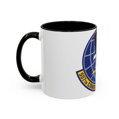 557th Combat Sustainment Squadron (U.S. Air Force) Accent Coffee Mug