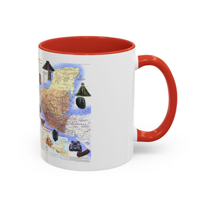 North America - Ancient Mesoamerica (1997) (Map) Accent Coffee Mug