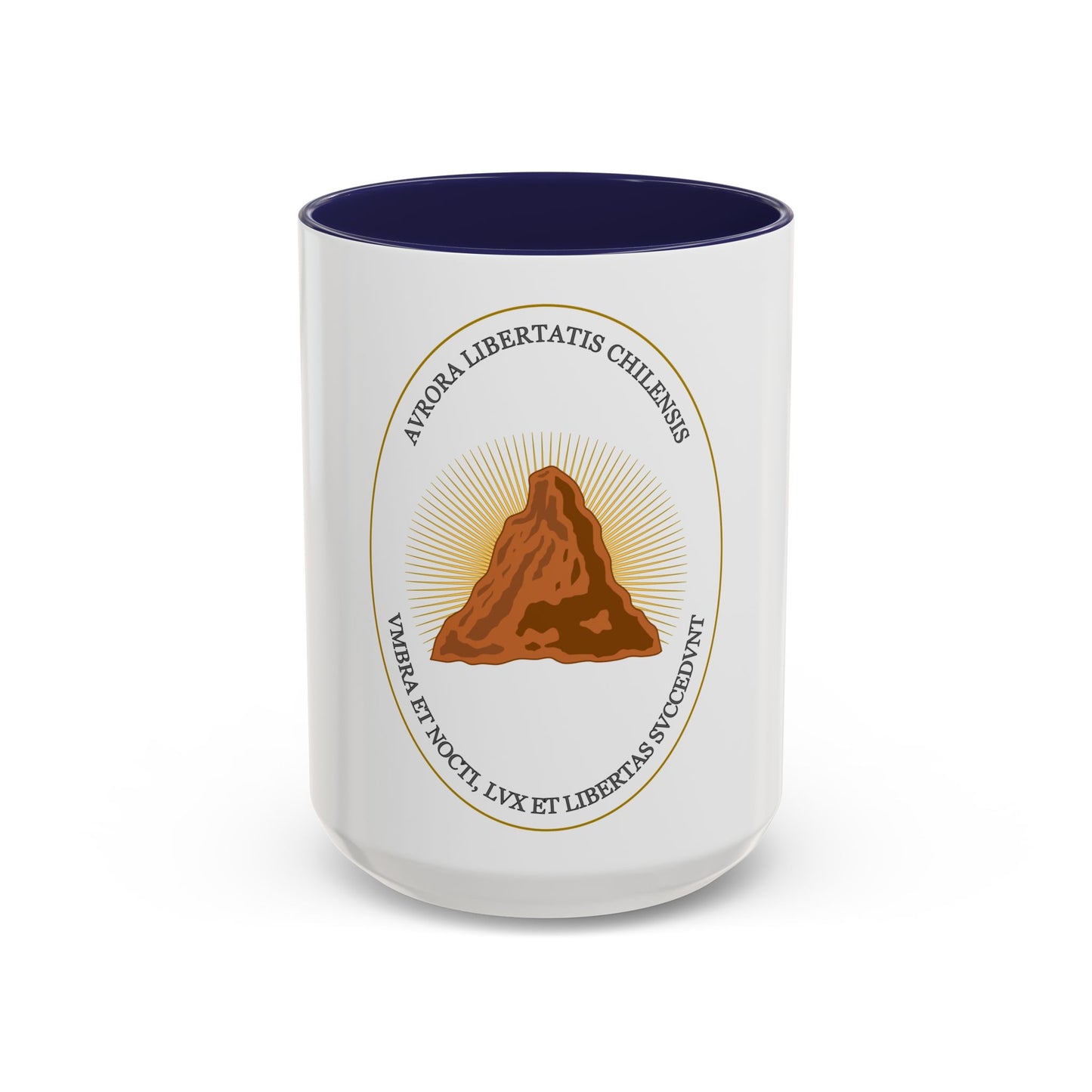 Reverse of the Coat of Arms of Chile (1812-1814) - Accent Coffee Mug