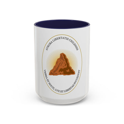 Reverse of the Coat of Arms of Chile (1812-1814) - Accent Coffee Mug