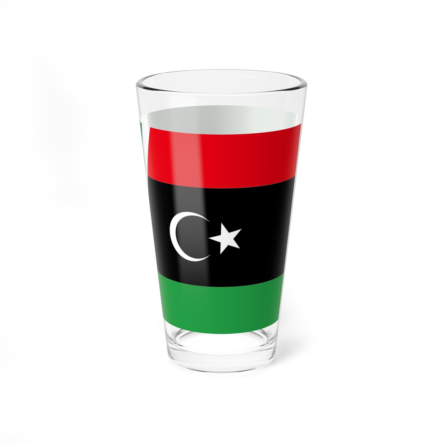 Flag of Libya 2011 combined (Libya) Pint Glass 16oz