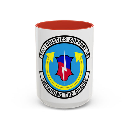 51st Logistics Support Squadron (U.S. Air Force) Accent Coffee Mug