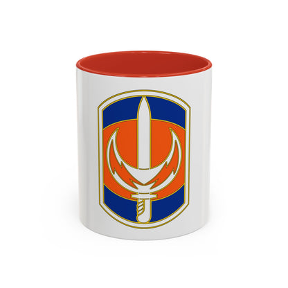 228 Signal Brigade 3 (U.S. Army) Accent Coffee Mug