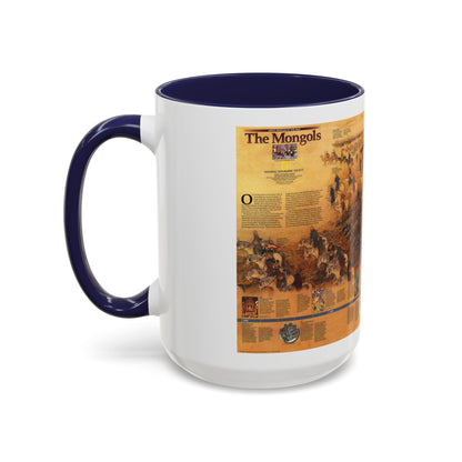 Mongols, The (1996) (Map) Accent Coffee Mug