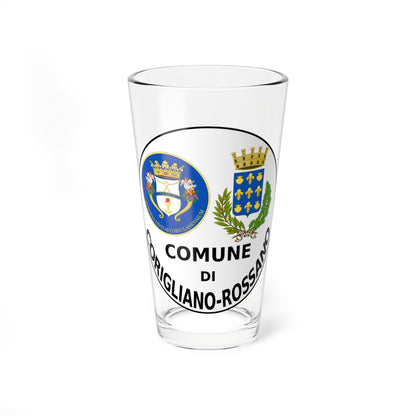 Corigliano-Rossano-Stemma (Italy) (Coat of Arms) Pint Glass 16oz