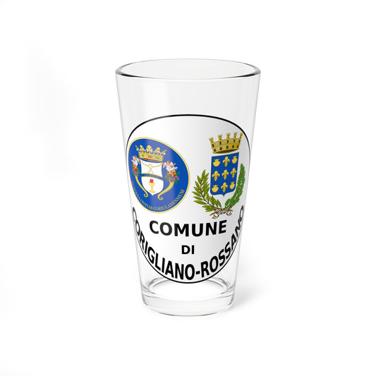 Corigliano-Rossano-Stemma (Italy) (Coat of Arms) Pint Glass 16oz
