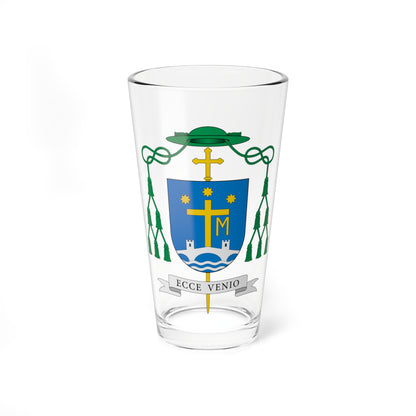 Escudo de Demetrio Fernández González (Spain) (Coat of Arms) Pint Glass 16oz