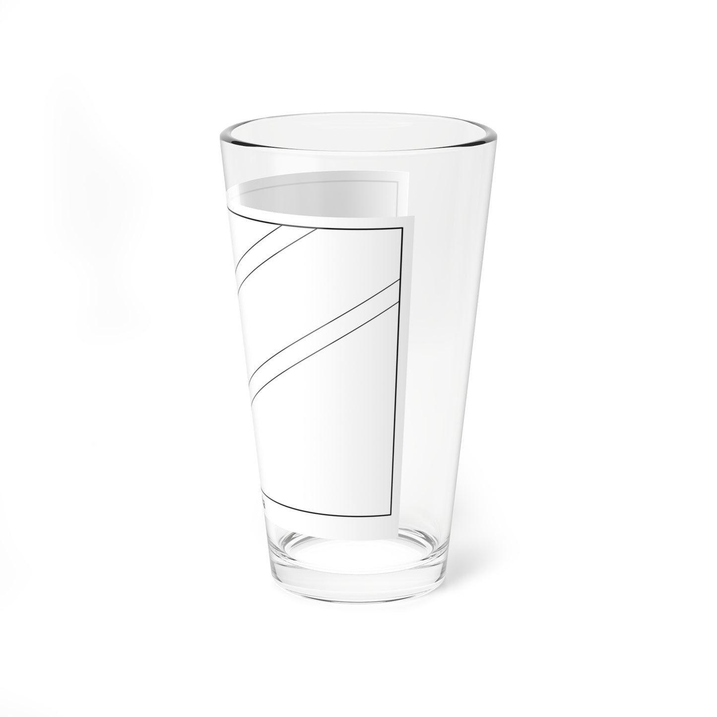 Flag of Tanzania colouring page (Tanzania) Pint Glass 16oz