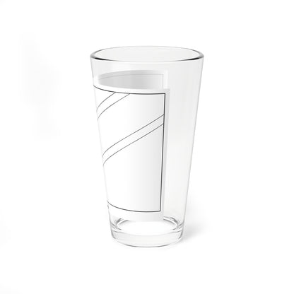 Flag of Tanzania colouring page (Tanzania) Pint Glass 16oz