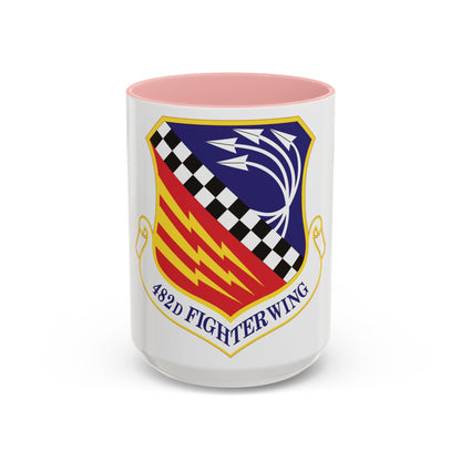 482d Fighter Wing (U.S. Air Force) Accent Coffee Mug