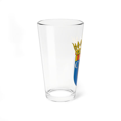 Escudo de la Comarca de la Comunidad de Calatayud (Spain) (Coat of Arms) Pint Glass 16oz