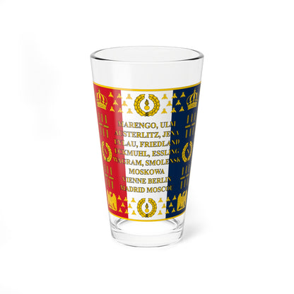 Drapeau de la Garde Imperiale 1812 Revers (France) Pint Glass 16oz