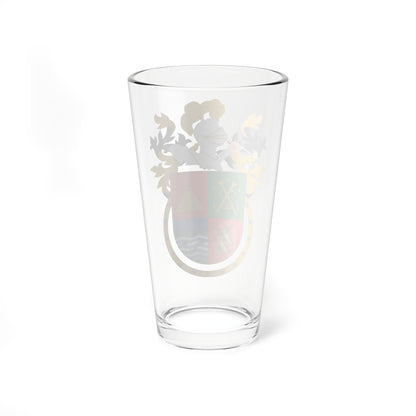 Escudo San Pedro Cholula (Costa Rica) (Coat of Arms) Pint Glass 16oz