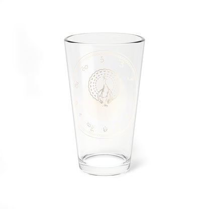 State seal of the Konbaung dynasty (Myanmar) (Coat of Arms) Pint Glass 16oz