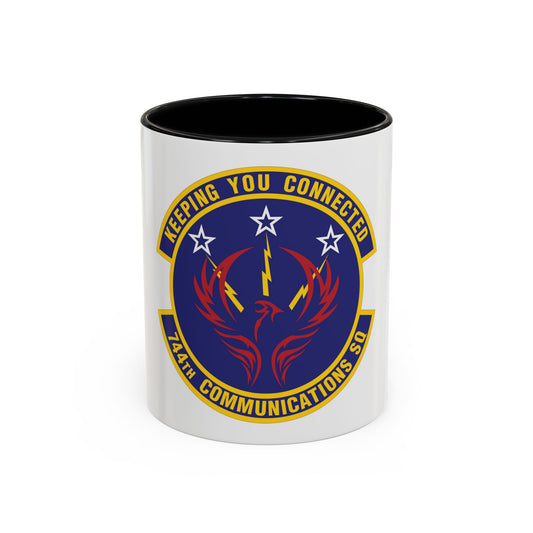 744th Communications Squadron (U.S. Air Force) Accent Coffee Mug
