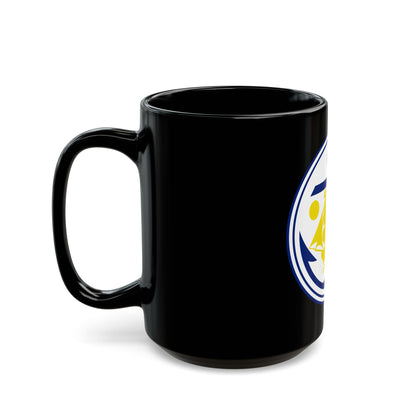 Seal of Anchorage Alaska - Black Coffee Mug