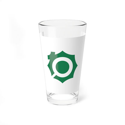 Flag of Kagamiishi Fukushima (Japan) Pint Glass 16oz