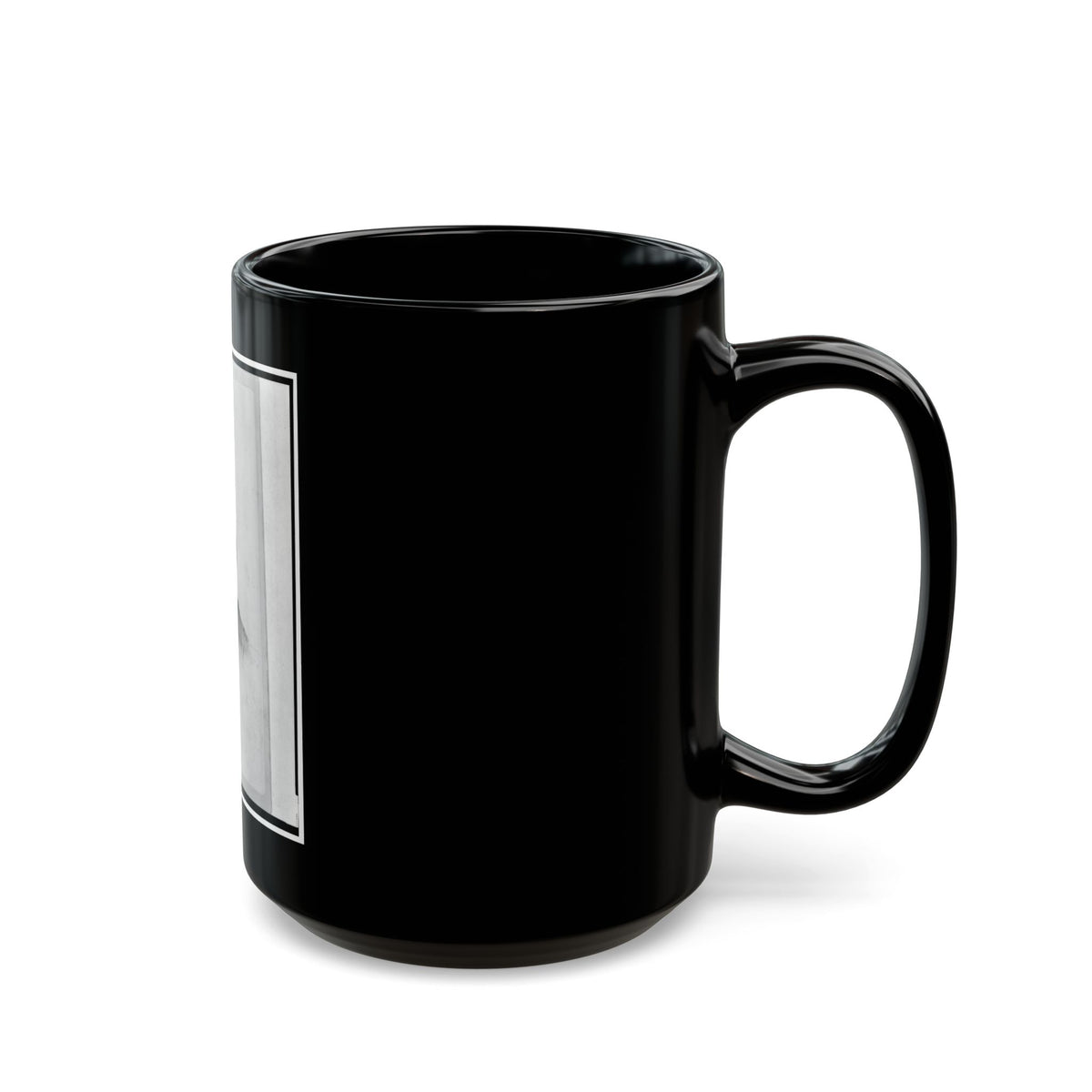 Union Officer In The 32nd Indiana Regiment, Full-Length Portrait, Facing Front (U.S. Civil War) Black Coffee Mug