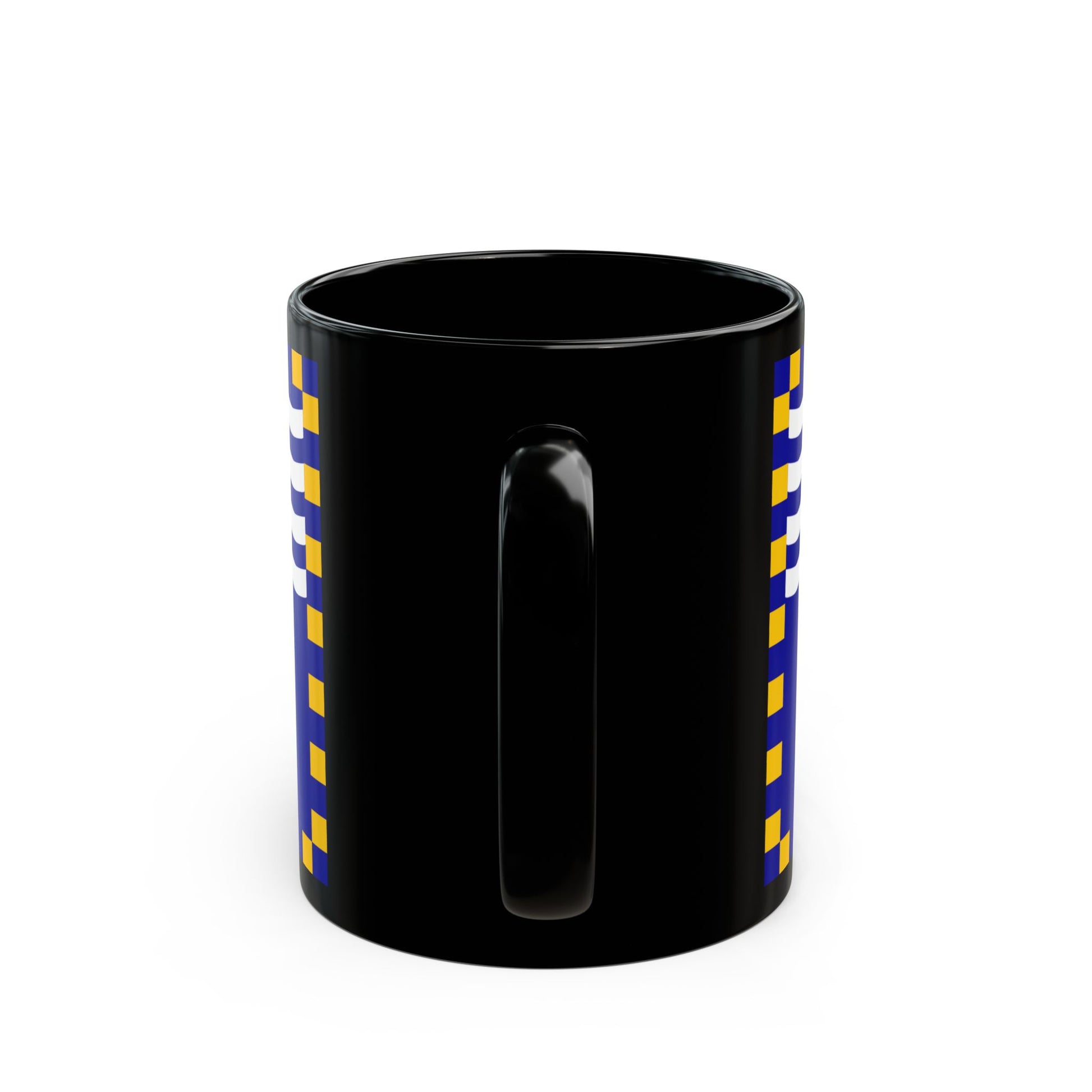 Flag of the City of Brisbane Australia - Black Coffee Mug-Go Mug Yourself