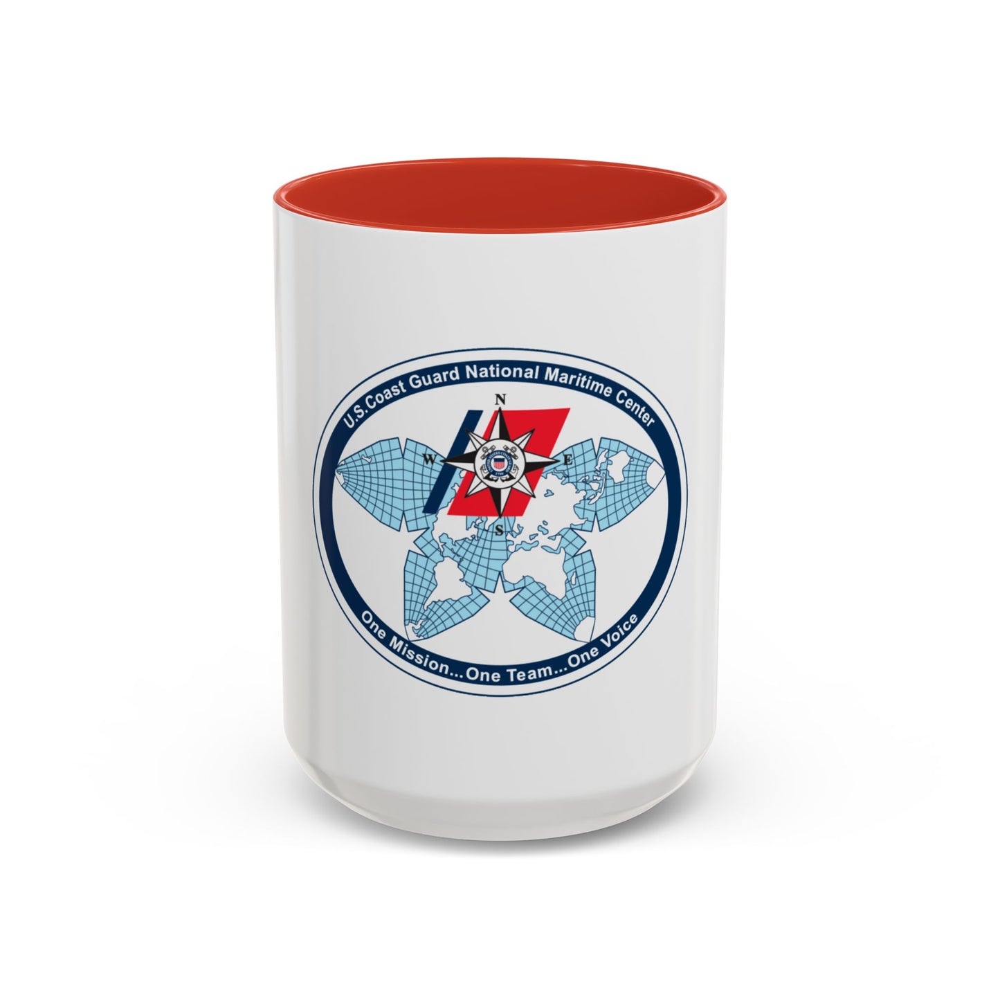 USCG National Matitime Center (U.S. Coast Guard) Accent Coffee Mug