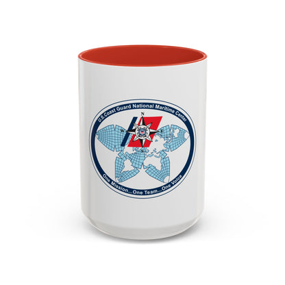 USCG National Matitime Center (U.S. Coast Guard) Accent Coffee Mug