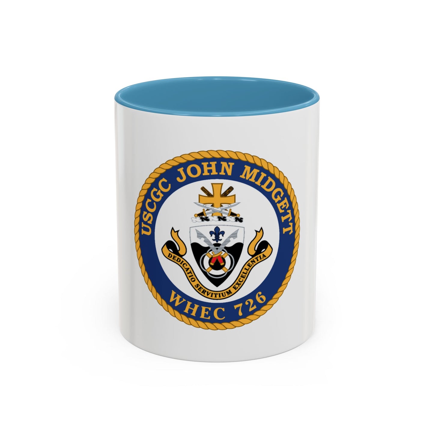 USCGC John Midgett WHEC 726 (U.S. Coast Guard) Accent Coffee Mug
