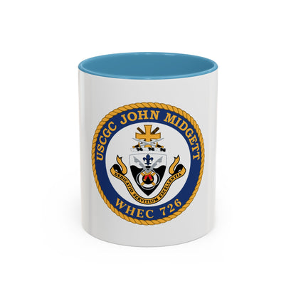 USCGC John Midgett WHEC 726 (U.S. Coast Guard) Accent Coffee Mug