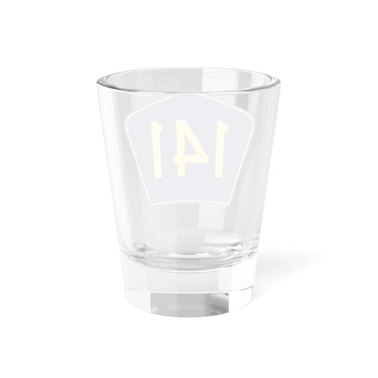 PR secondary 141 (Puerto Rico) (Road Sign) Shot Glass 1.5oz