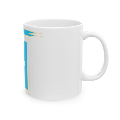 Bandera de Comercio de Mexico en 1815 (Mexico) White Coffee Mug