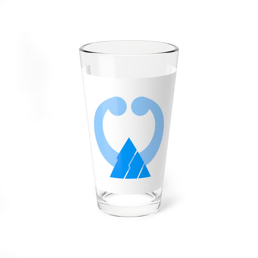 Flag of Namerikawa Toyama (Japan) Pint Glass 16oz