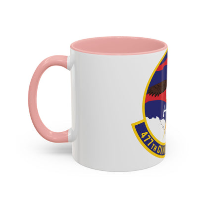 477th Civil Engineer Squadron (U.S. Air Force) Accent Coffee Mug