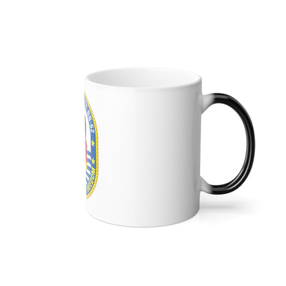 USS New Jersey BB 62 Fire Power For Freedom (U.S. Navy) Color Changing Mug 11oz