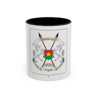 Coat of arms of Burkina Faso - Accent Coffee Mug
