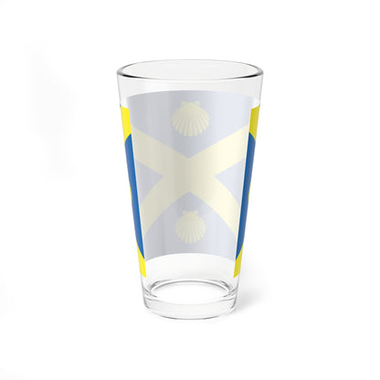 Drapeau Versonnex Ain (France) Pint Glass 16oz