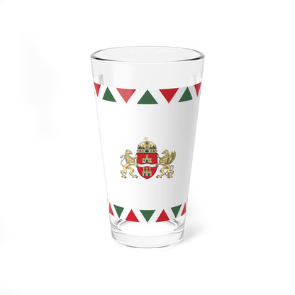 Flag of Budapest 2011- (Hungary) Pint Glass 16oz
