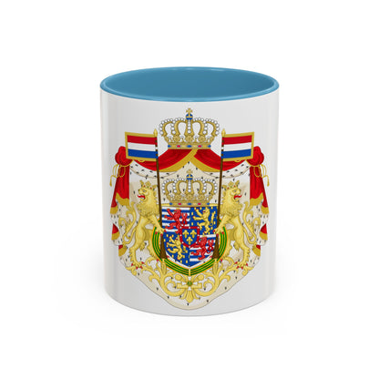Greater coat of arms of the Grand Duke of Luxembourg (2000) - Accent Coffee Mug