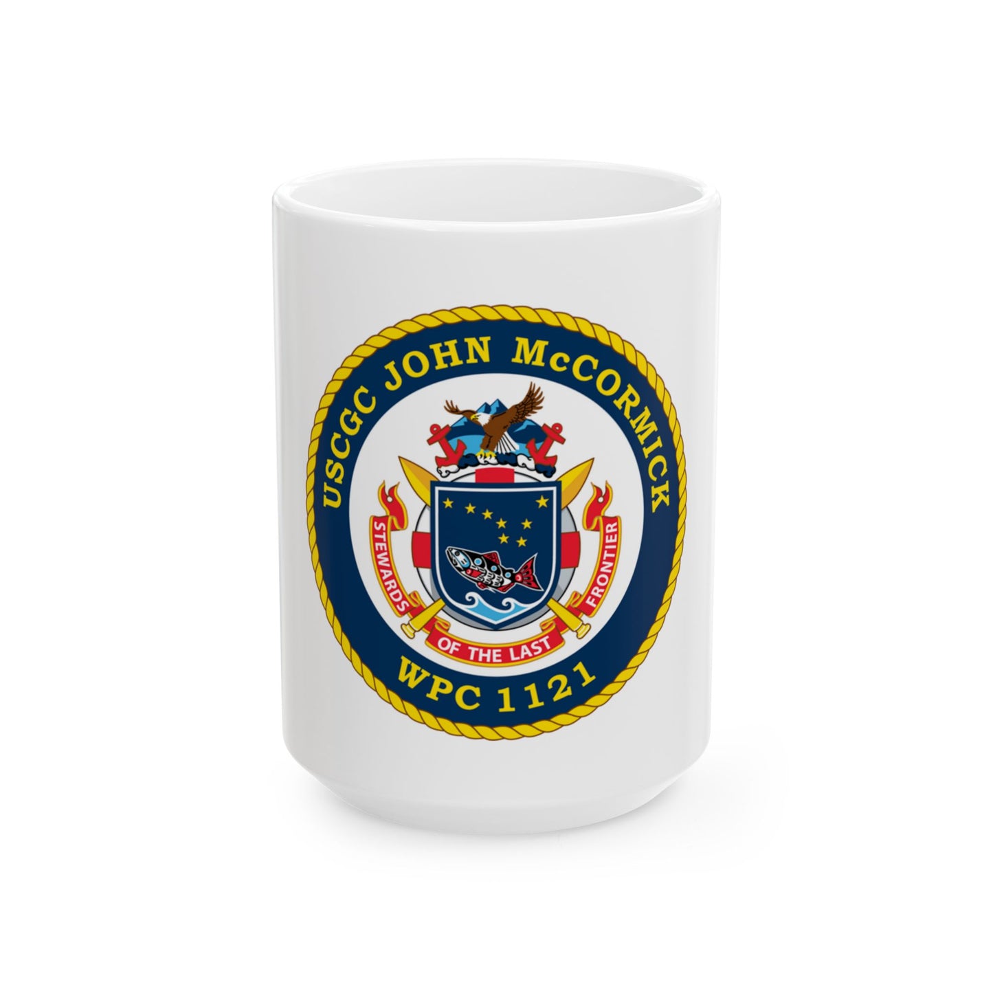 USS John McCormick WPC 1121 (U.S. Coast Guard) White Coffee Mug