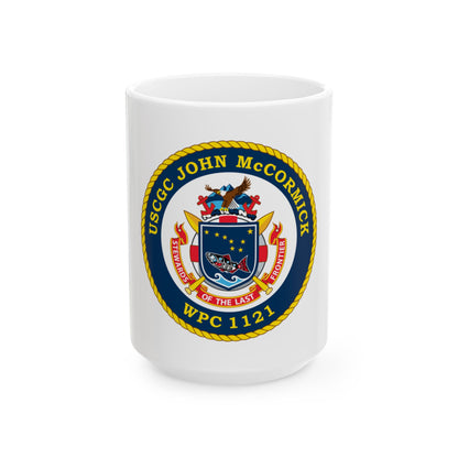 USS John McCormick WPC 1121 (U.S. Coast Guard) White Coffee Mug