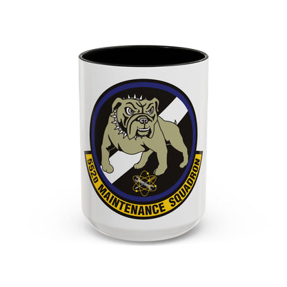 552 Maintenance Squadron ACC (U.S. Air Force) Accent Coffee Mug