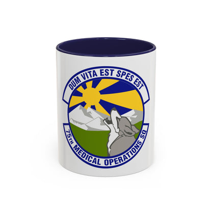 75th Medical Operations Squadron (U.S. Air Force) Accent Coffee Mug