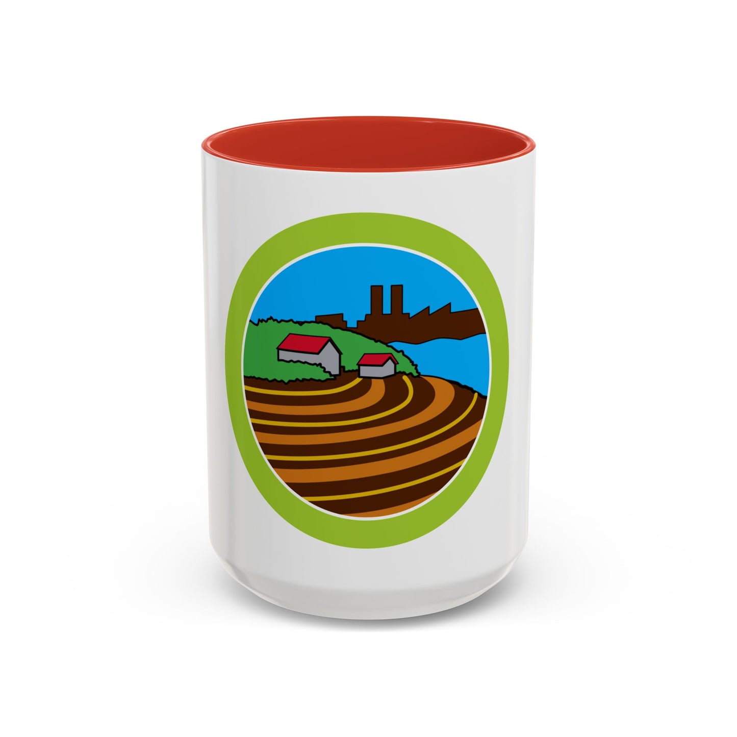 Soil Water Conservation (Boy Scout Merit Badge) Accent Coffee Mug