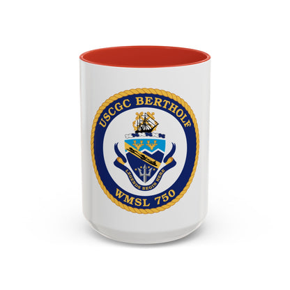 USCGC Bertholf WMSL 750 (U.S. Coast Guard) Accent Coffee Mug